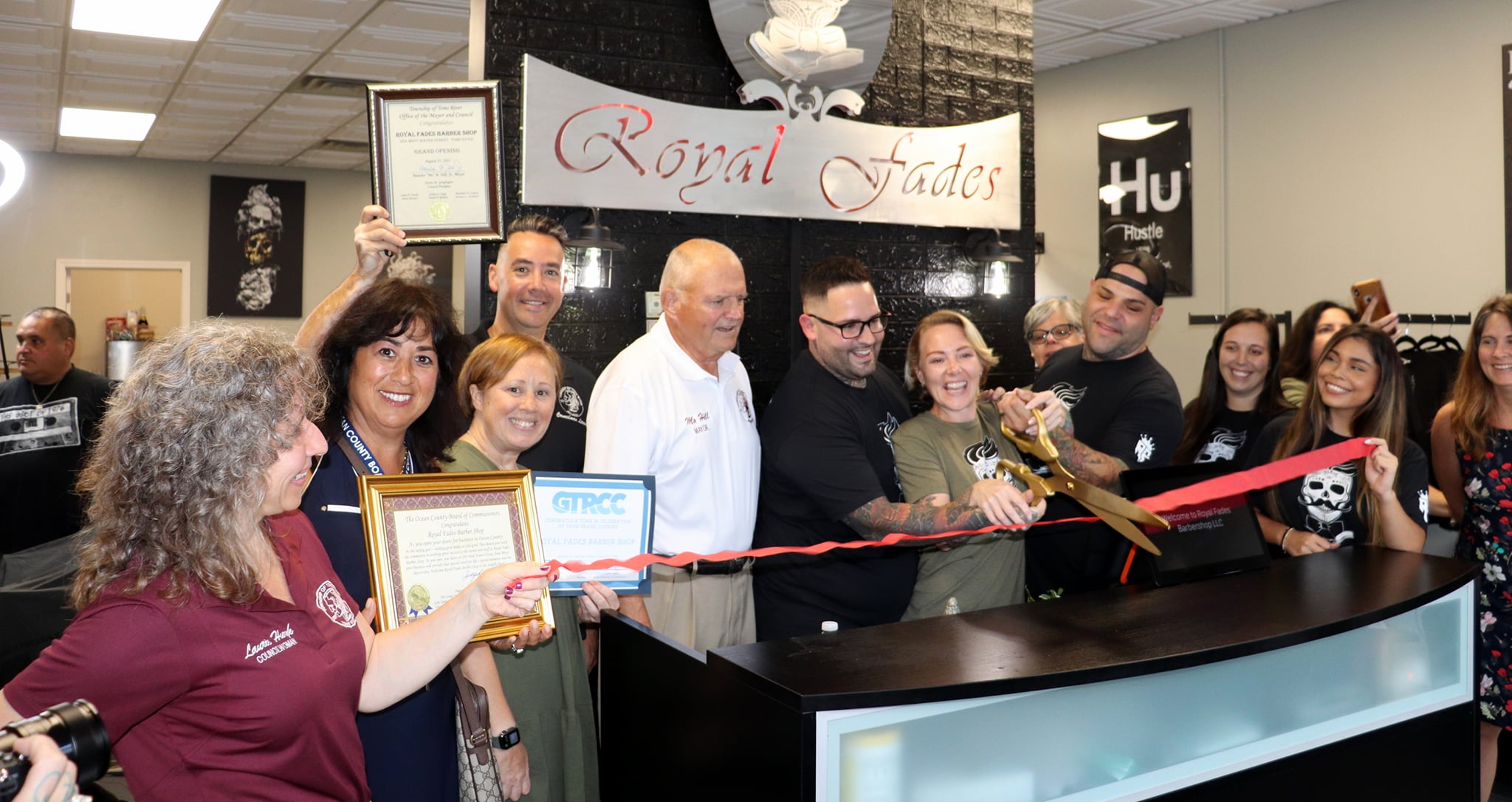 Royal Fades Ribbon Cutting Ceremony