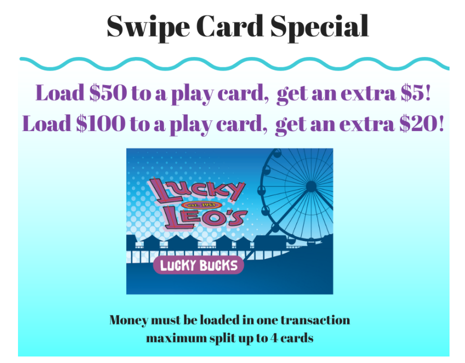 Swipe Card Specials