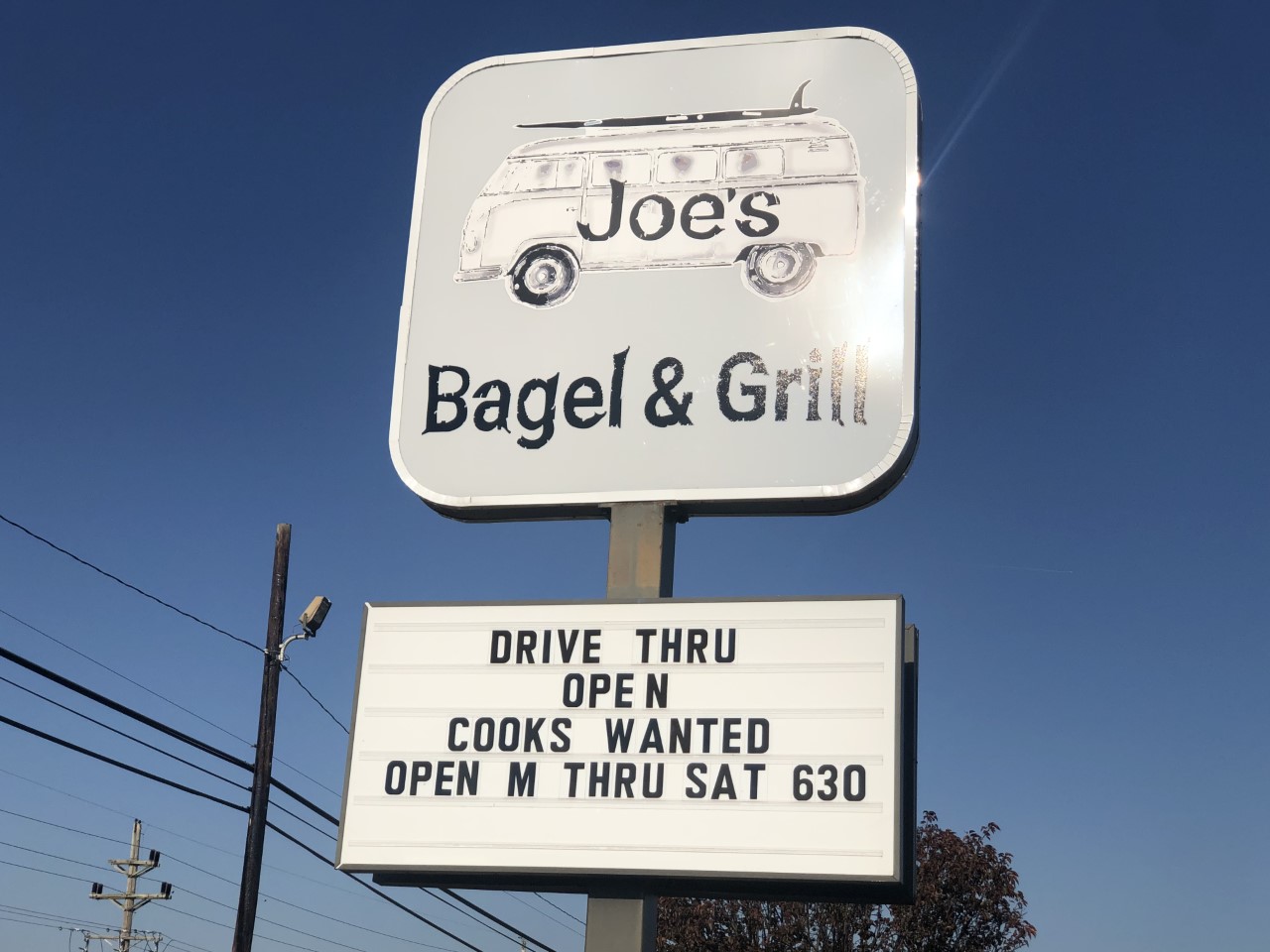 Joe's bagel west store long branch nj