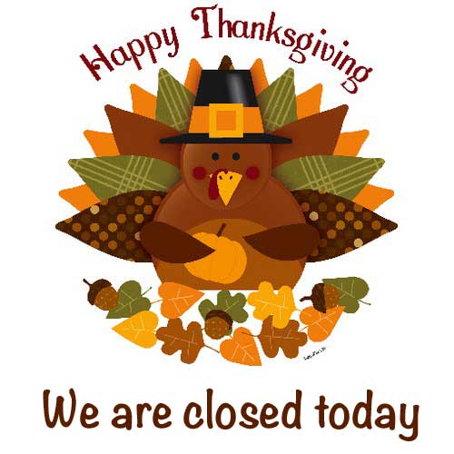Stores that are CLOSED on Thanksgiving Day