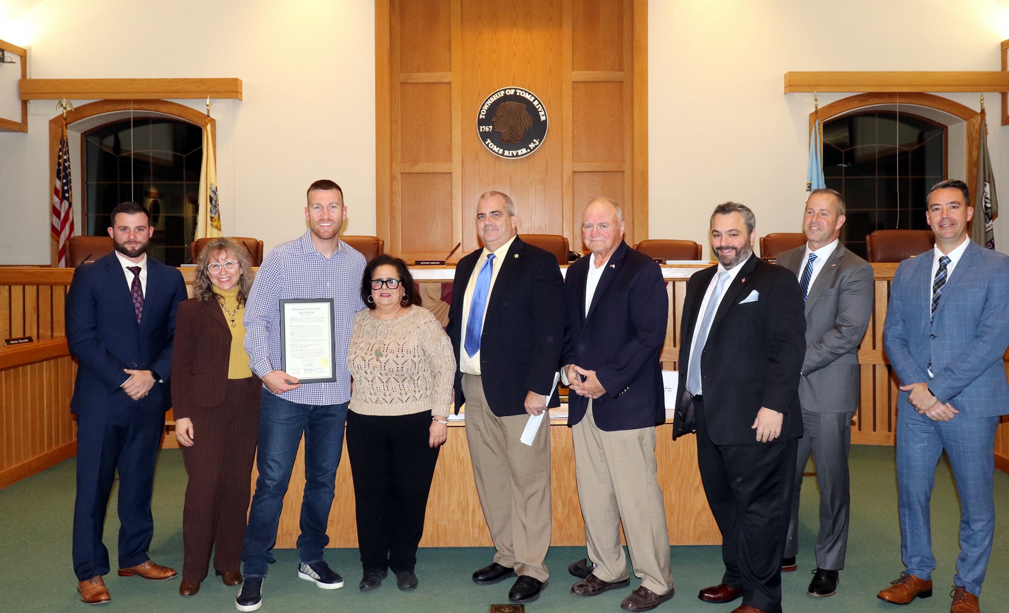 Toms River's Todd Frazier welcomed home from Olympics in style