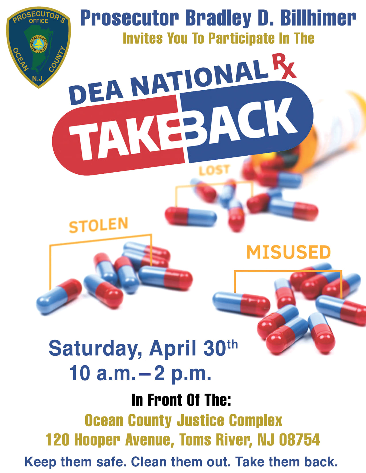 National Prescription Drug Take Back Day - Ocean County,NJ