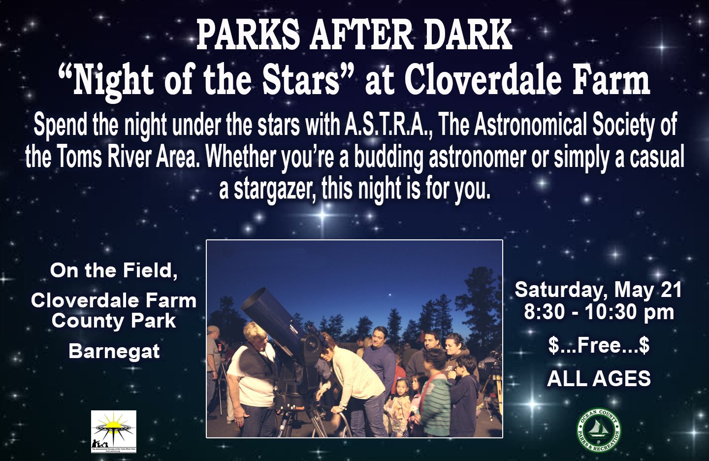 Night of the Stars at Cloverdale Farm County Park New Jersey