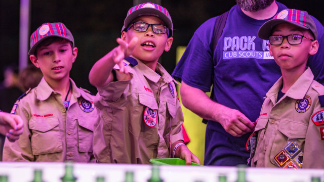 Boy Scouts at BlueClaws