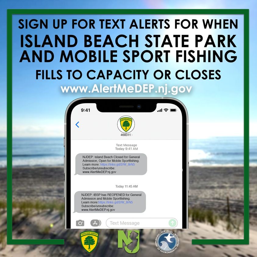 sign-up-for-text-alerts-Island-Beach-State-Park-New-Jersey