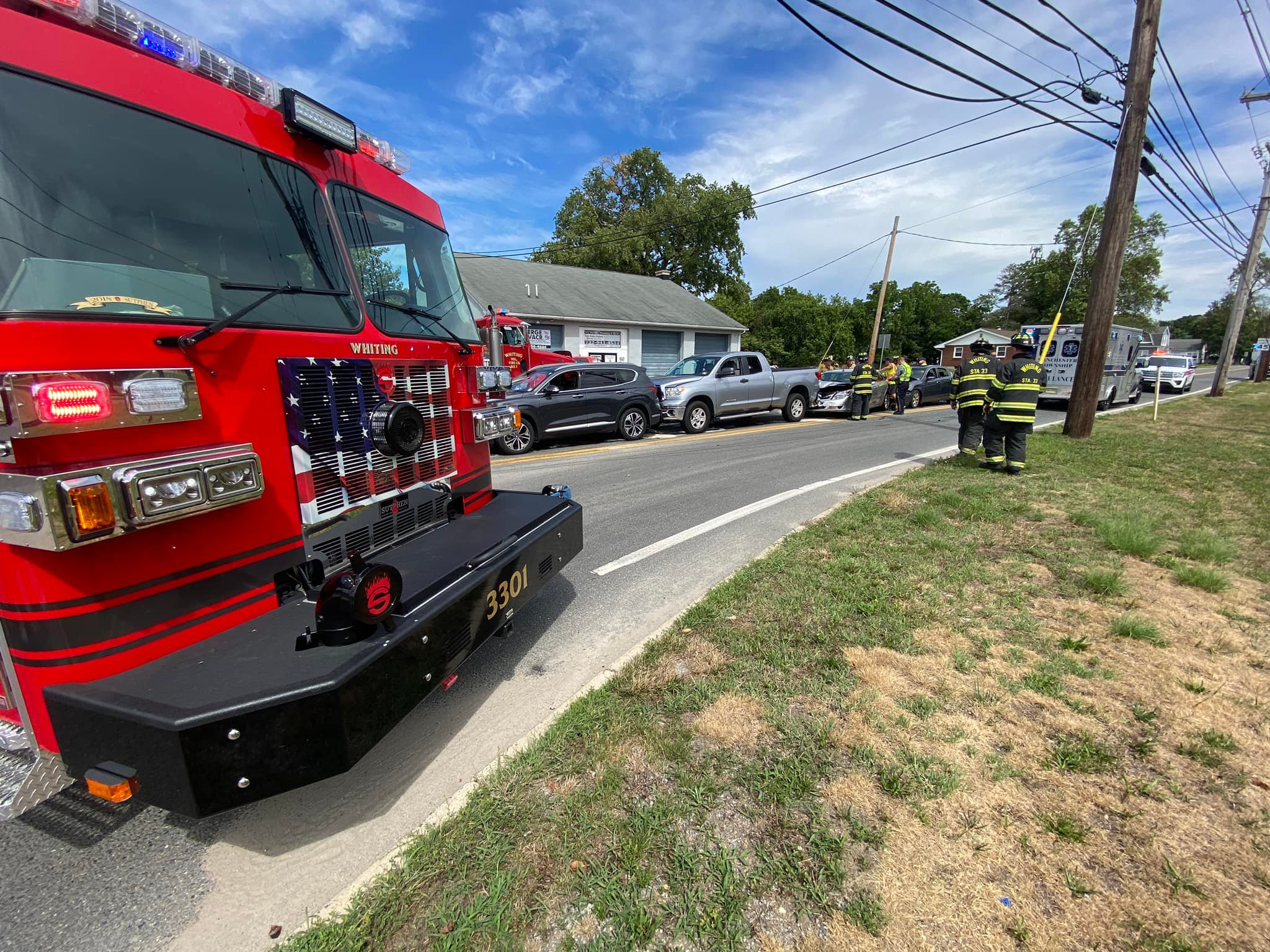 5-Vehicle Chain Reaction Crash