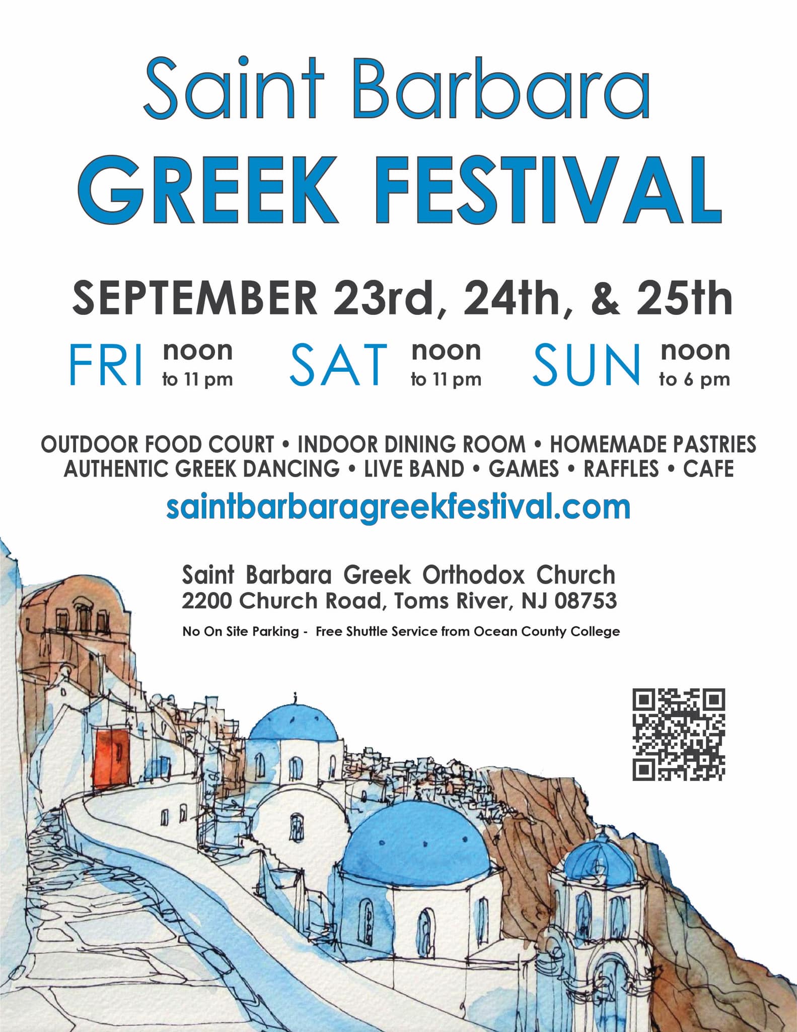 Saint Barbara Church in Toms River Greek Festival