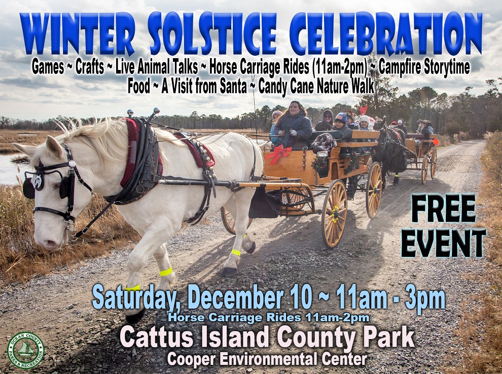 winter-solstice-event at Cattus Island Park in Toms River, New Jersey