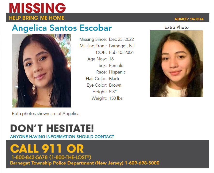 Angelica-Santos-Escobar-missing-Barnegat-NJ