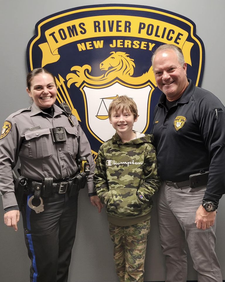 Joe was honored by the Toms River Police