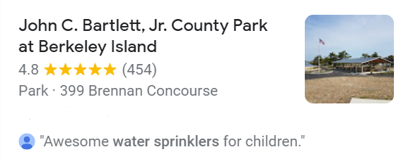 John Bartlett sprinkler park in ocean county new jersey