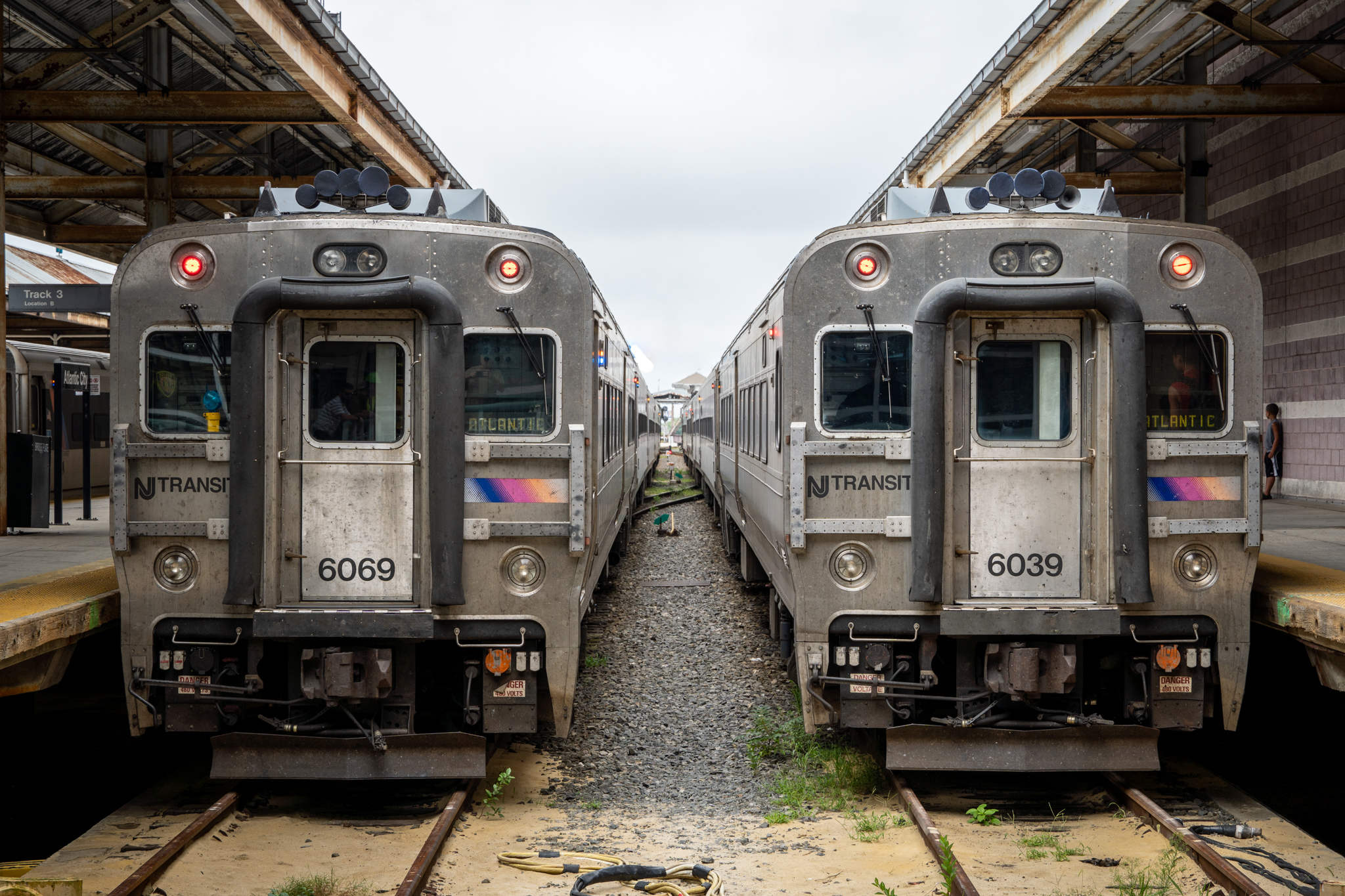 A North Jersey Coast Line train struck and fatally injured an adult male pedestrian.