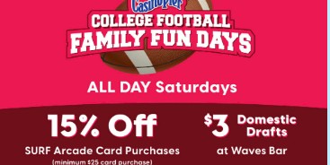 Casino Pier College Football Family Days