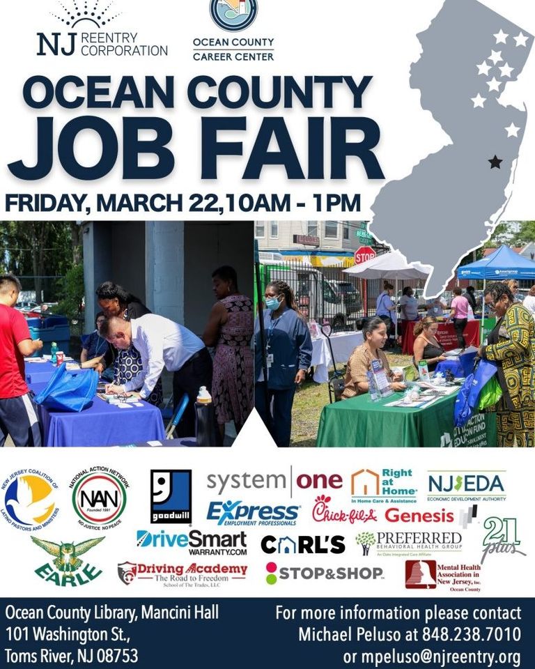 Ocean County Job Fair Event in 2024