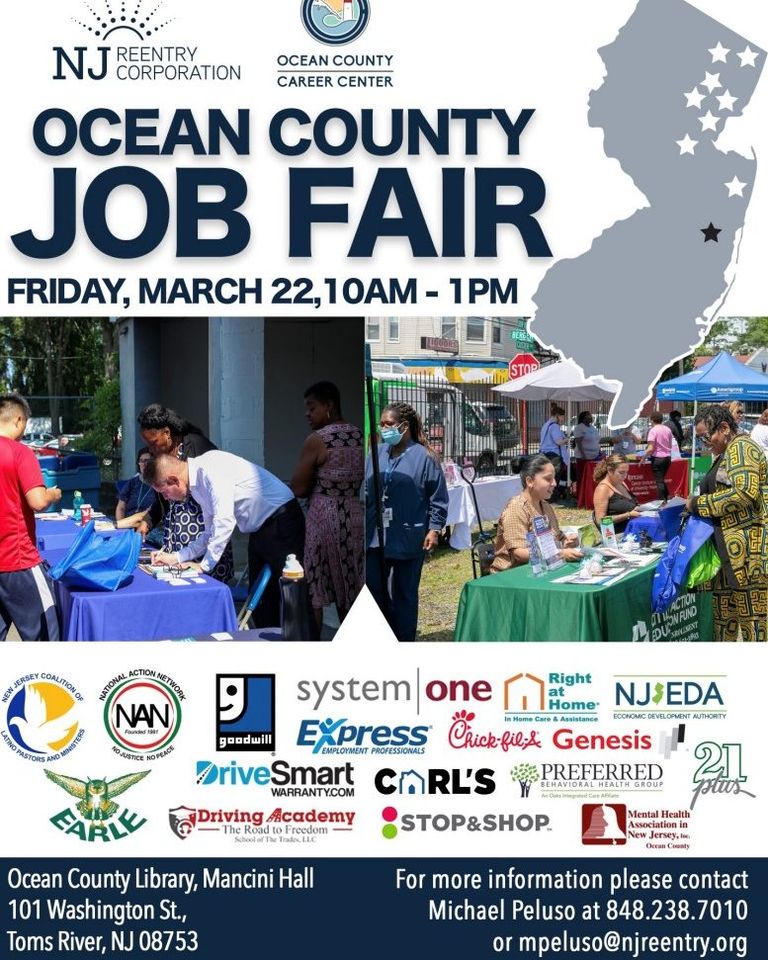 Ocean County Job Fair Event in Toms River