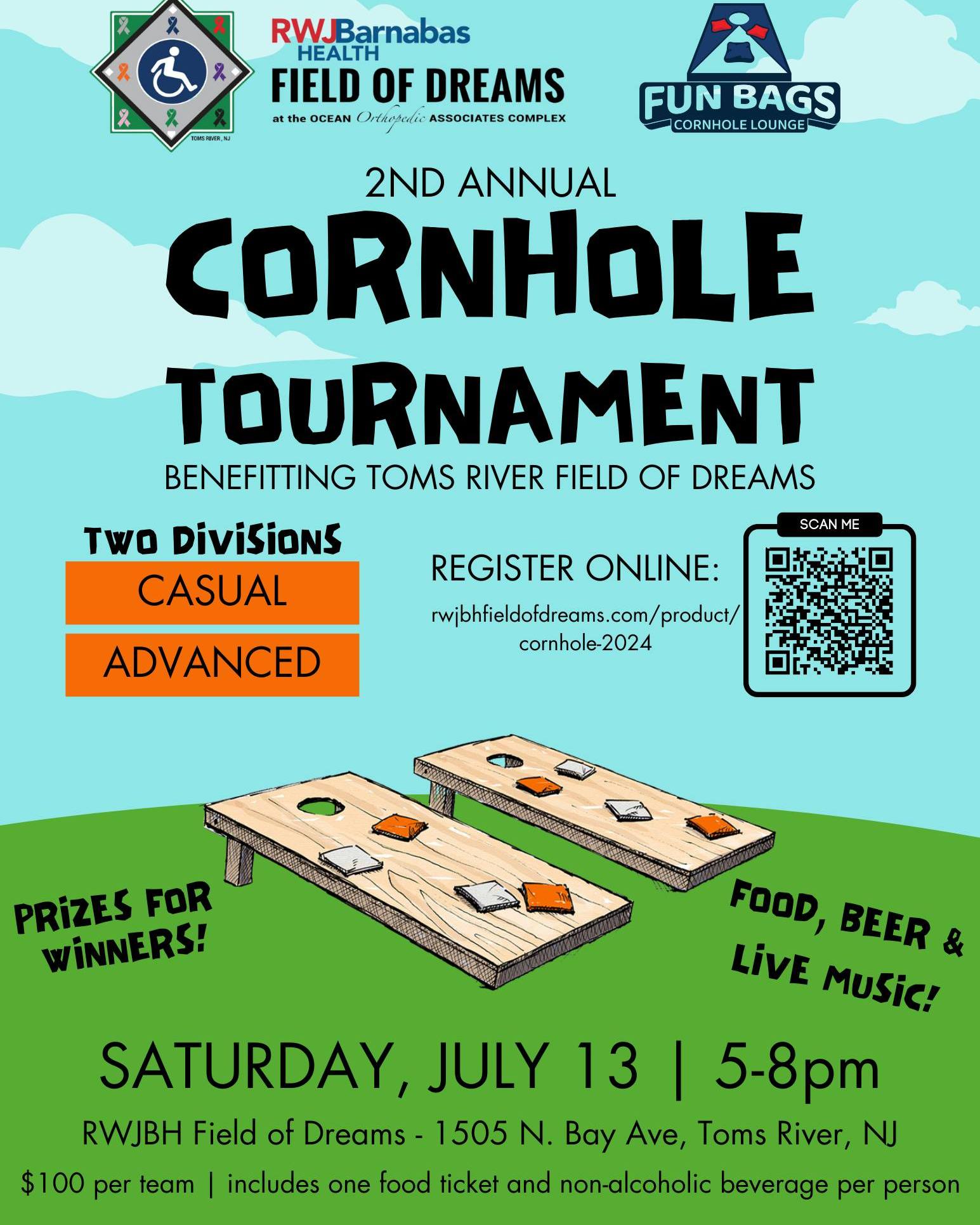 2nd Annual Corn Hole Tournament in Toms River