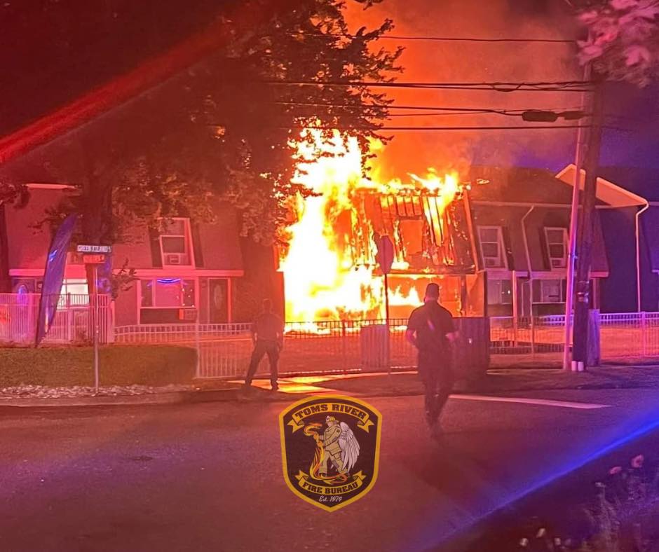 Devastating Fire Leaves 6 Injured and 10 Homeless in Toms River
