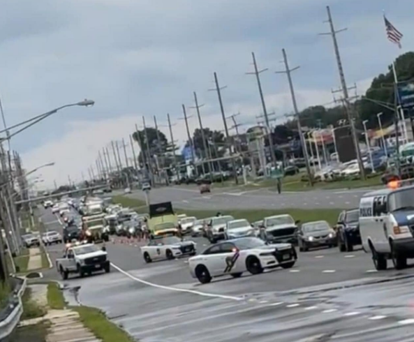 Water Main Break in Toms River