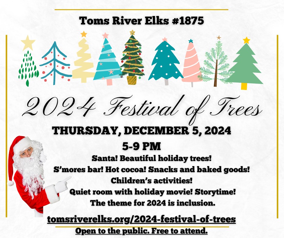 2024 festival of tree toms river elks