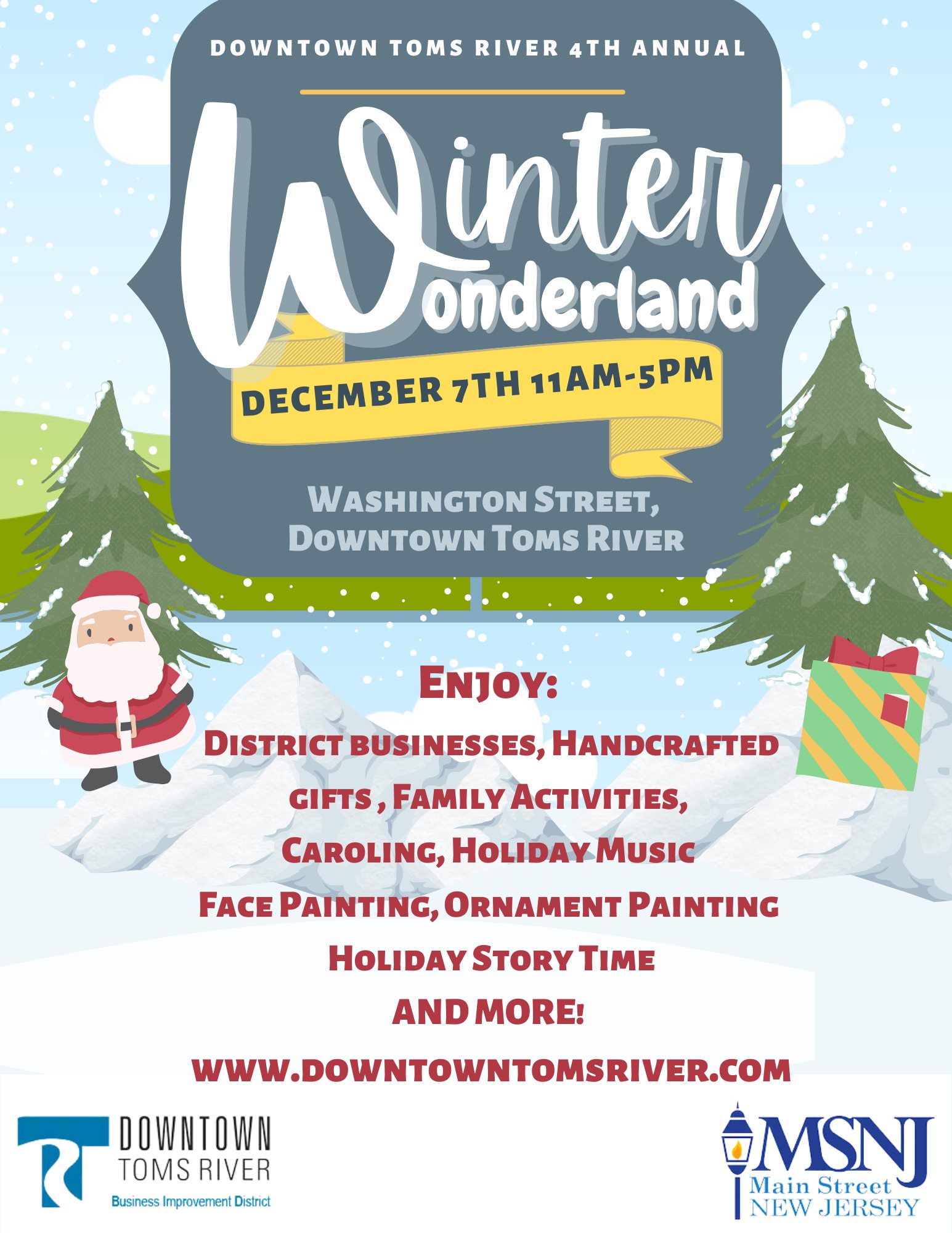 Downtown winter wonderland event