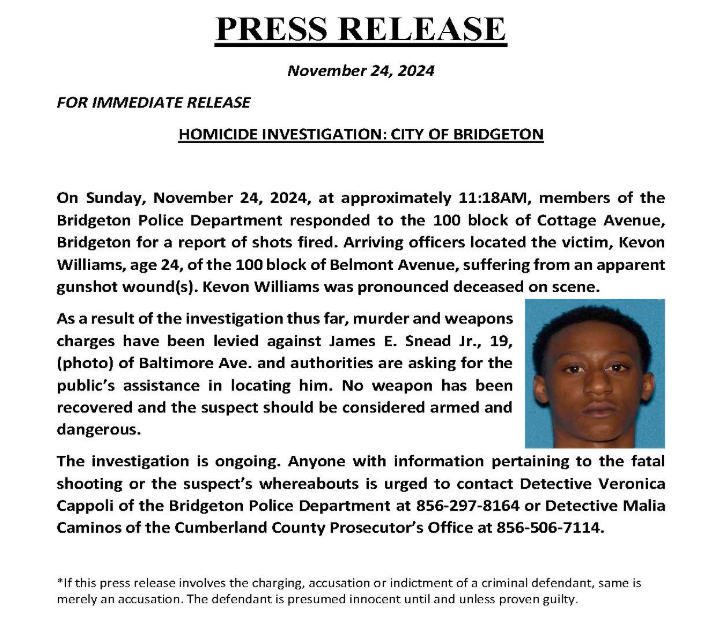 Press Release Teen on the Run