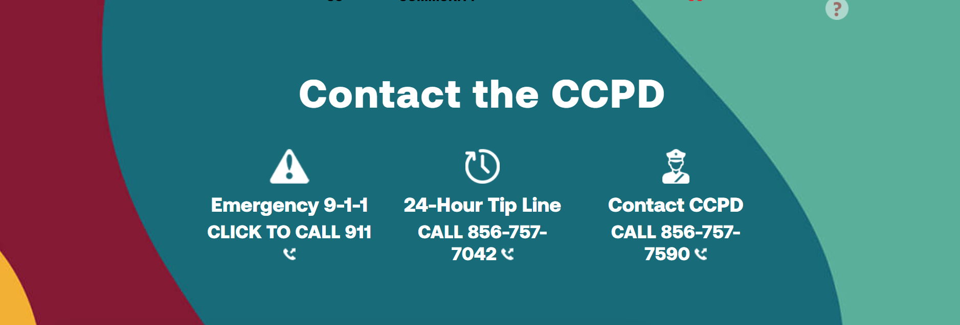 Contact the Camden Police Department