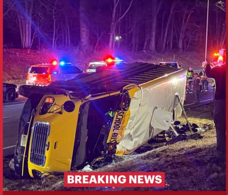 School Bus Carrying 31 Passengers Overturns in New Jersey Accident ...