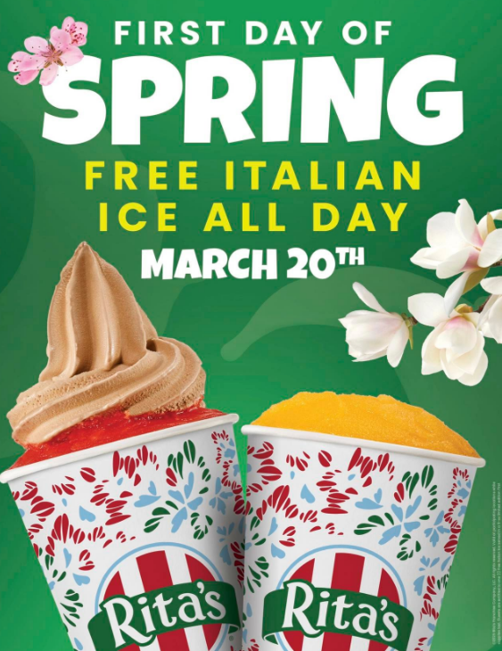 Enjoy Free Rita's Ice on the First Day of Spring This Year