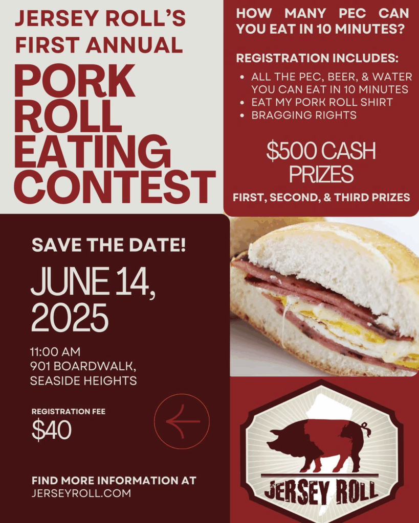 Jersey Rolls pork roll eating contest