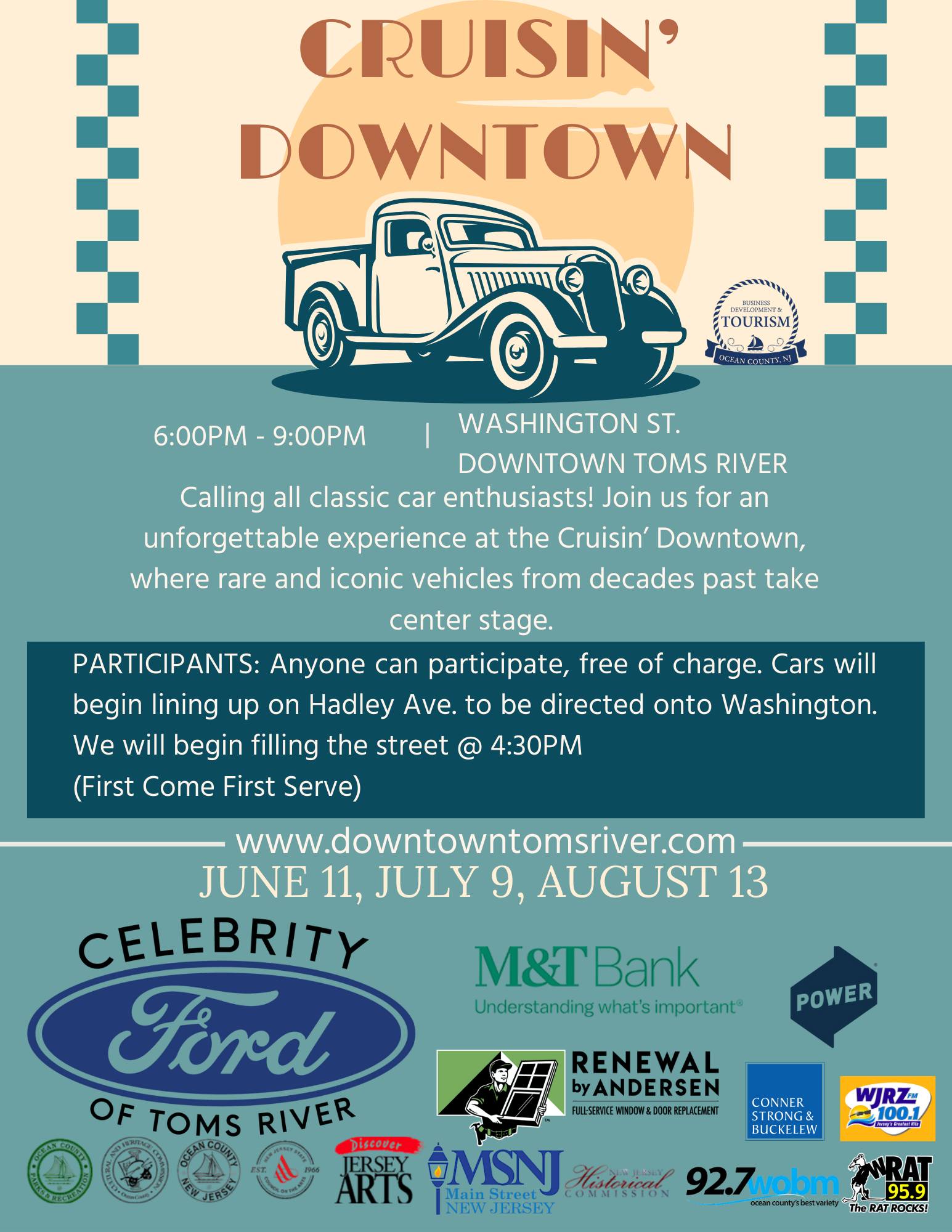 Join the Celebration of Rare Vehicles at Toms River's Downtown