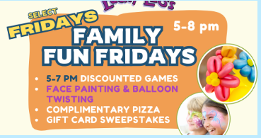 Lucky Leo’s Family Fun Fridays