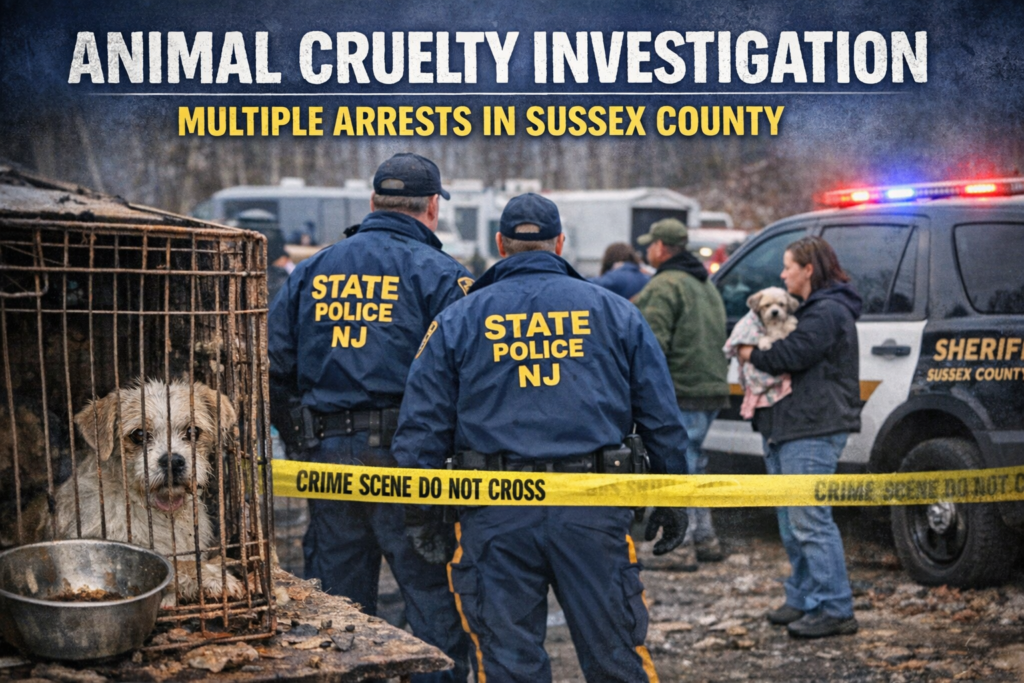 32 Dogs Rescued, 3 Arrested in Shocking Sussex County Animal Cruelty ...