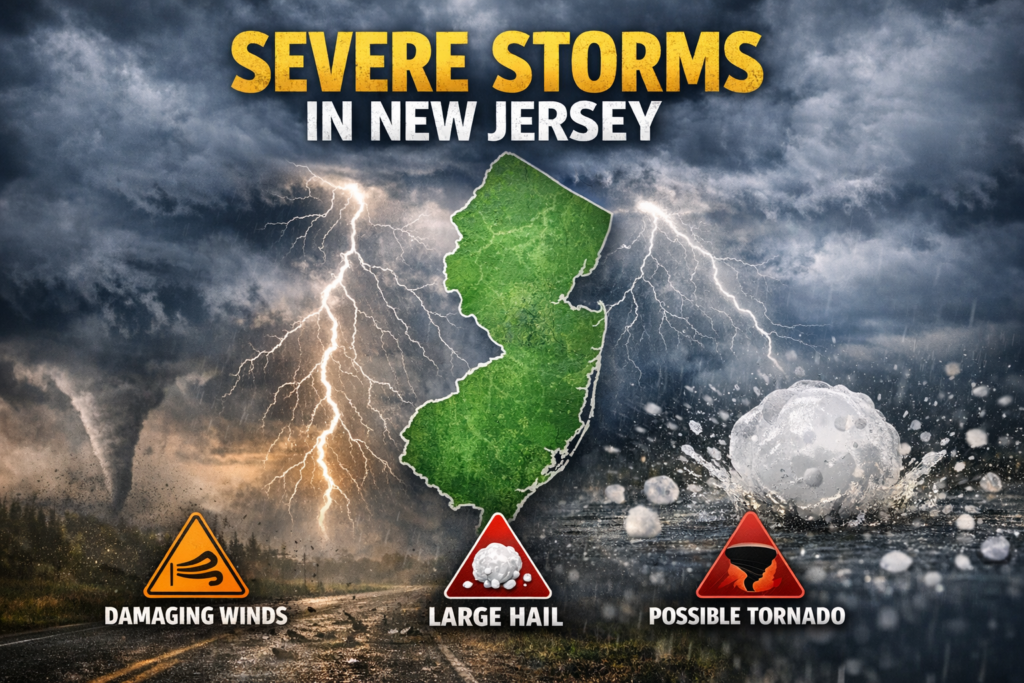 NJ Weather Alert: Thunderstorms, Damaging Winds with Large Hail ...