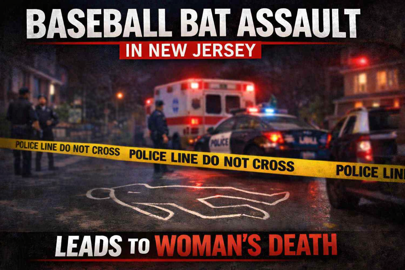 Baseball Bat Assault in New Jersey Leads to Woman's Death - TomsRiver.org