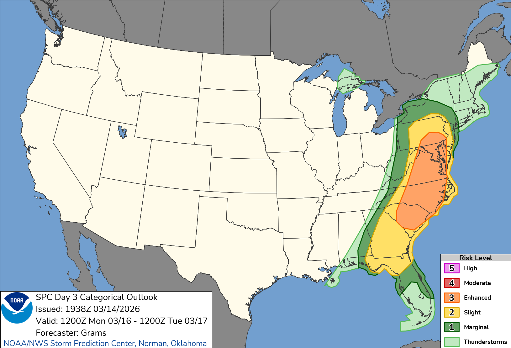 Storm Watch: Heavy Thunderstorms Expected in New Jersey - TomsRiver.org