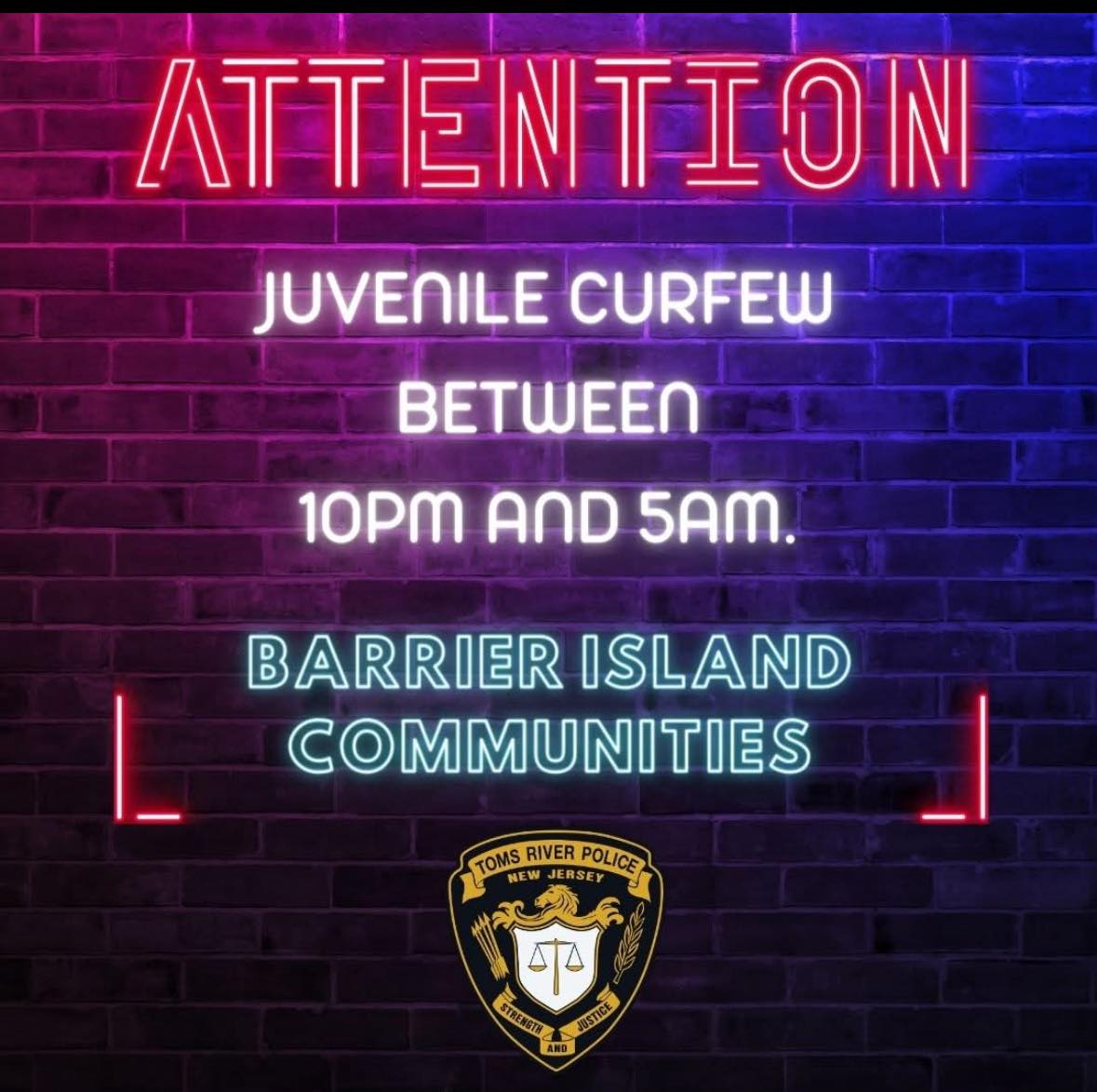 Toms River Issues Summer Curfew for Teens on Barrier Island — What You Need to Know