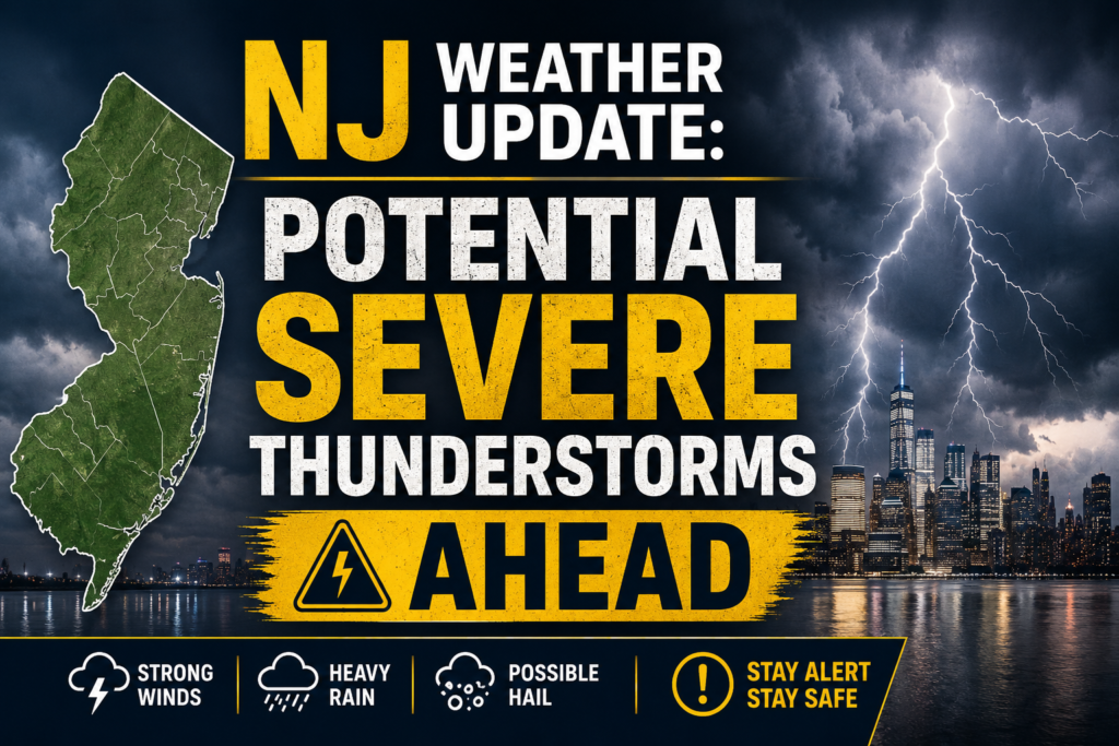 NJ Weather Forecast: Potential Severe Thunderstorms - TomsRiver.org