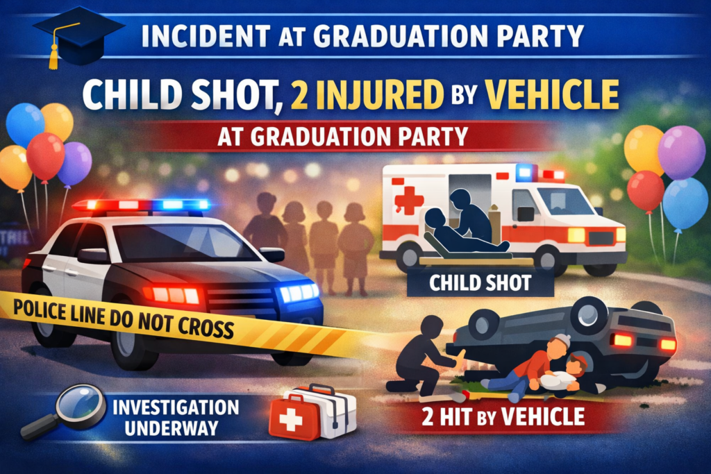Child Shot, Two Struck by Vehicle After Graduation Party Fight in South ...